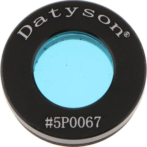 0.965'' Nebula Moon Filter Standard 0.965 inch Filters Thread for Telescope Eyepiece #80A Blue