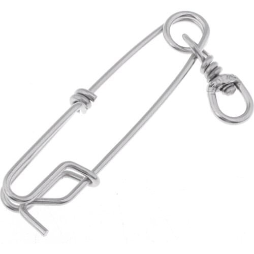 3pcs Long Line Clips Stainless Steel Branch Hangers Snap Swivel Tuna Clips