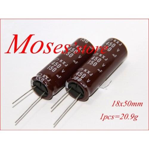 450v 150uf 100% Original NCC KXJ TXW CXW KXW Electrolytic Capacitor Radial Capacitance 18x50mm (2pcs)