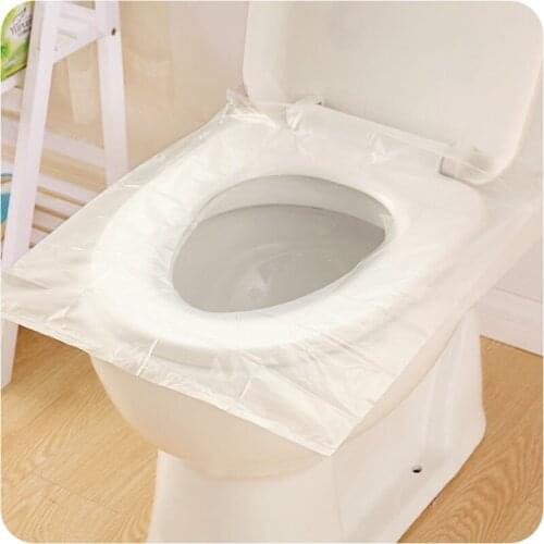 6PC Portable Disposable Toilet Seat Cover Mat 100% Waterproof Toilet Paper Pad For Travel/Camping Bathroom Accessiories