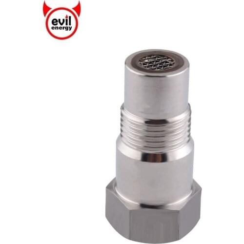 Evil energy Car Accessories Stainless Steel O2 Oxygen Sensor Repair Test Pipe Extension Extender Bung Thread M18 x 1.6 Fault