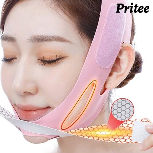 Far Infrared Technology Elastic Face Slimming Bandage Women Chin Cheek Lift Up Belt Facial Massage Anti Wrinkle Shaper Tools