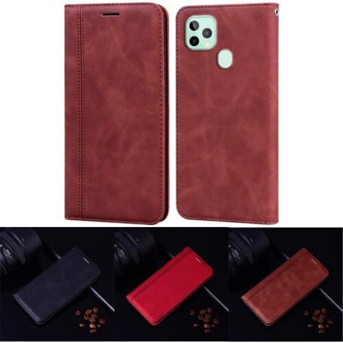 For Oukitel C22 Case Leather Flip Cover Magnet Funda Phone Wallet Capa For Oukitel C22 чехол Protector Shell Book Cover Bumper