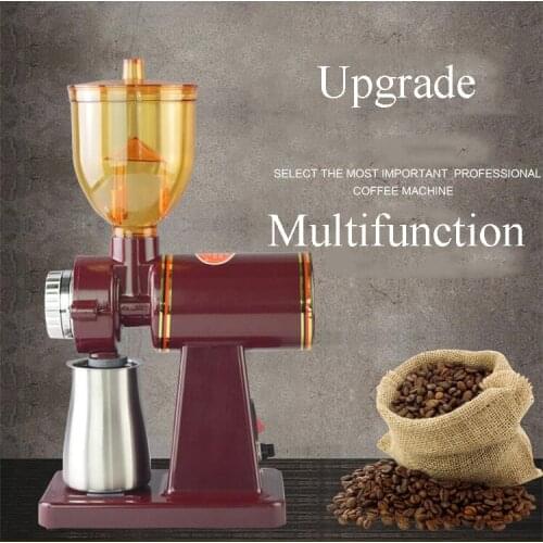 Electric Coffee grinder 250g Coffee Bean grinder Coffee mill machine Black/Red Anti-jump Flat Wheel Grinding machine