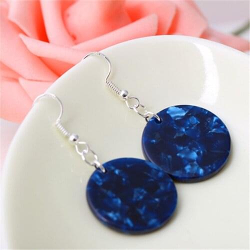 Opal round earrings Earrings for girls for bestie