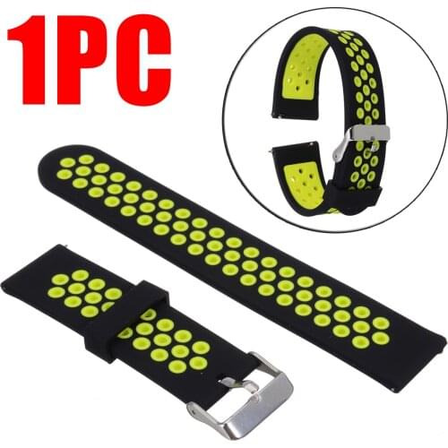 Fashion Colorful Bracelet Watchband Hot Replacement Silicone Sport Wrist Band Strap for Samsung Galaxy Watch 42mm/46mm