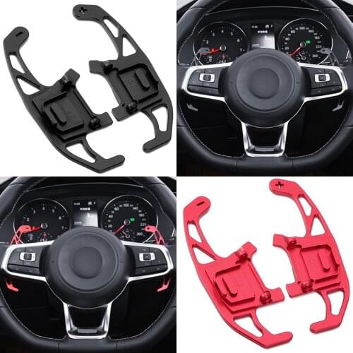 Metal For VW GOLF GTI 7 R GTD GTE MK7 POLO 6C GTI Passat B8 R-line Scirocco Steering Wheel Paddle Extension Shifter -Not golf 7
