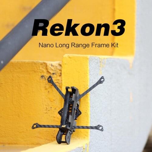 130*125mm HGLRC REKONFPV 3K Carbon Fiber 23g 140mm Wheelbase PETG Base Rekon 3 3inch Nano Long Range FPV Racing Drone Frame Kit
