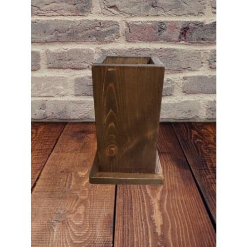 Modern EYMEN ORNAMENT 20cmAhşap Vazo vase jarrón ваза vaso مزهرية