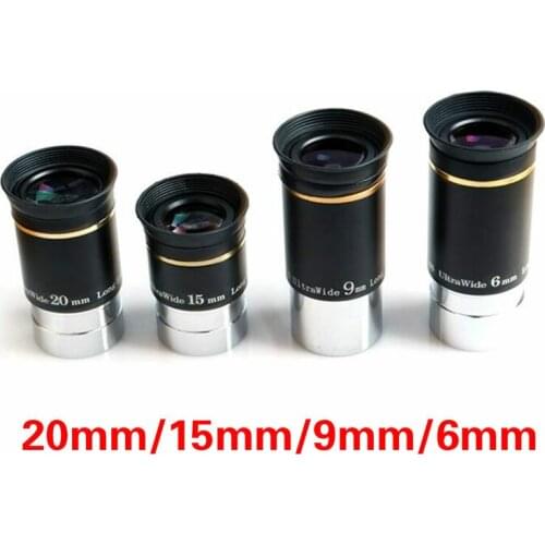 Ultra-Wide Angle 66 Degree Uw6/9/15/20mm HD Planetary Eyepiece Astronomical Telescope Accessories Night Vision
