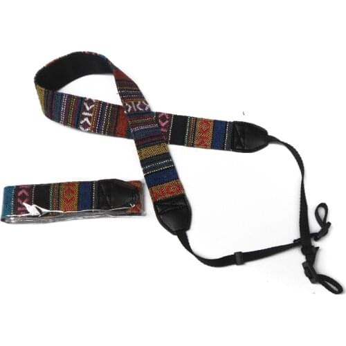 Vintage Hippie Style Camera Neck Shoulder Belt Camera Widen Shoulder Strap Durable Cotton Strap For SLR Accessories