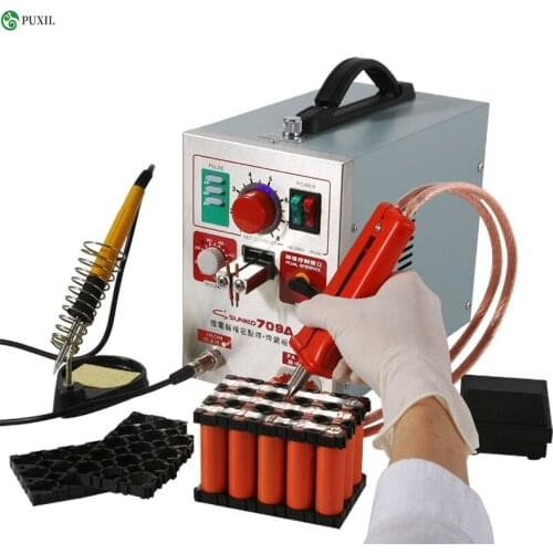 High Power Spot Welder & Soldering Station with Universal welding pen S709A 220V