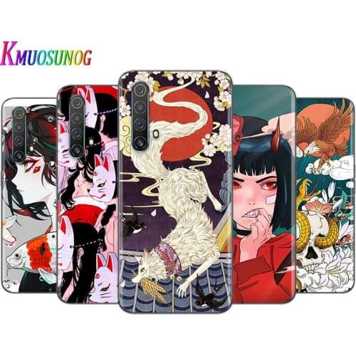 Japanese Style Anime For OPPO A73 2020 Find X2 Lite K5 K3K1 R17 RX17 R15 R9S F17 F15 F11 F9 F7 Transparent Phone Case