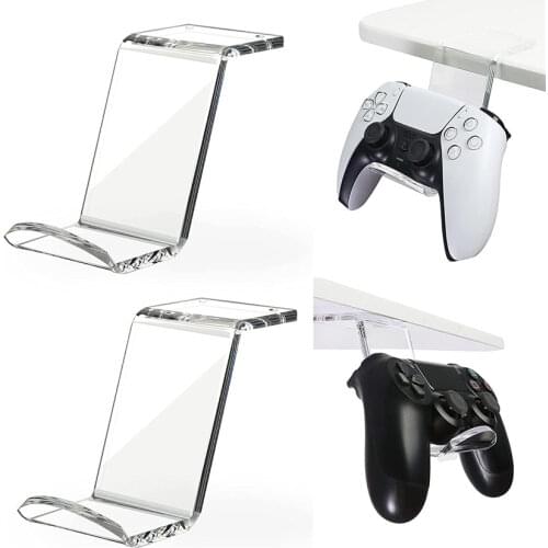 2Pcs Video Game Controller Hanging Stand Holder Wall Mount Display Rack Headset Bracket for PS5 PS4 Xbox Series One Accesorios