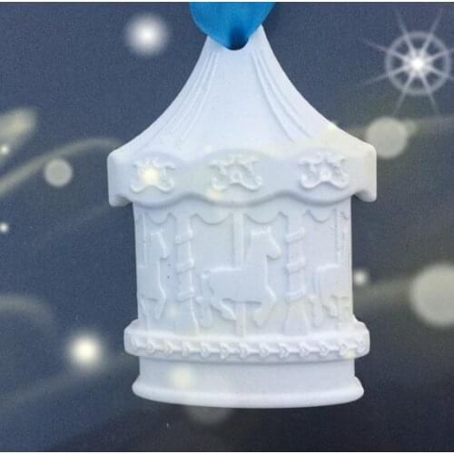 3D merry-go-round mould silicon cake mould kitchen cake decoration baking tool fudge chocolate mold