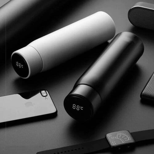 450ML Large capacity Intelligent Thermal Insulation Mug Temperature Display My Hot Cold Water 304 Stainless Steel Coffee Cup