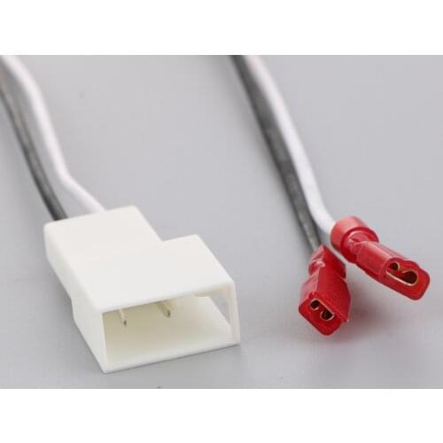 2Pcs Speaker Adaptor Lead Loom Connectors For Toyota 1987-2013