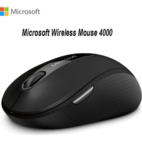 Microsoft 4000 Bluetooth 4.0 Wireless Mouse Portable with Blueshin Technology Laptop Desktop USB Interface 2.4Ghz 1000DPI Silent