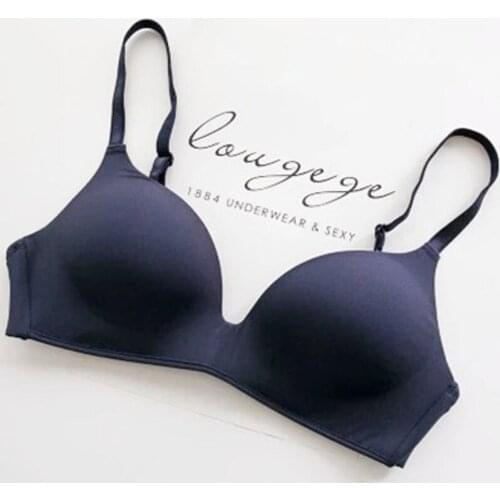 Cotton No Steel Ring Girl Push Up Bra Underwear Students High School Student Summer Thin Sexy Bra Small Chest Lovely Bralette