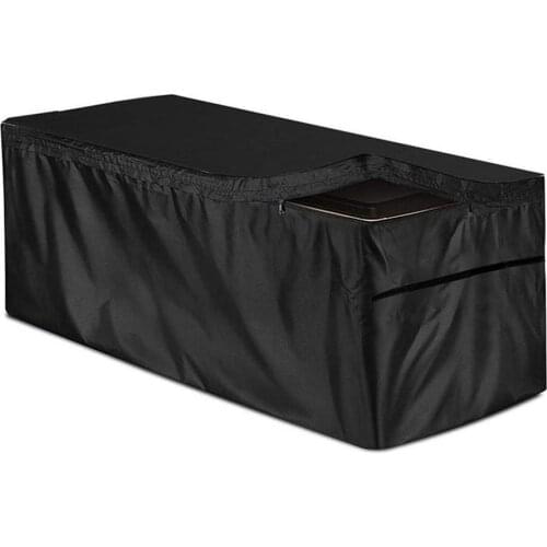 Outdoor Garden Furniture Rain Cover Waterproof Oxford Wicker Sofa Protection Set Garden Patio Rain Snow Dustproof Black Covers
