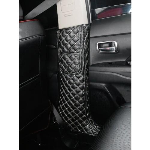 FOR Mitsubishi Outlander 2016-2019 Anti-kick pad B-pillar seat belt scratch protection pad modification accessories decoration
