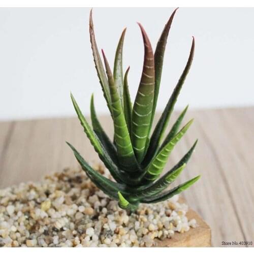 Artificial Succulent Plants Aloe Zebrina Artificial Plants Landscape Fake Flower Arrangement Garden Decoration Accessories