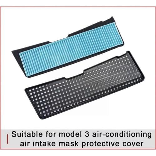 Model3 Car Air Flow Vent Cover Model 3 Accessories Cover Protective Filter System Conditioning Auto Inlet Air Air V8T5