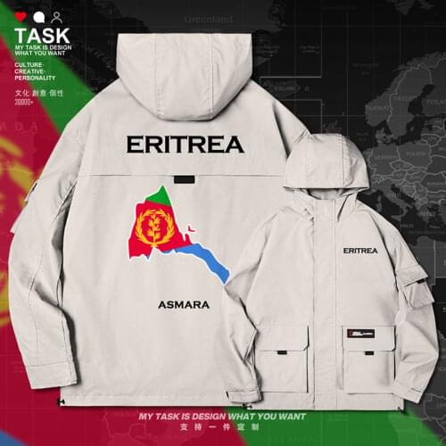 Eritrea Eritrean ERI ER men jacket hooded map nation flag windbreaker new long sleeve mens fashion for men top clothes autumn