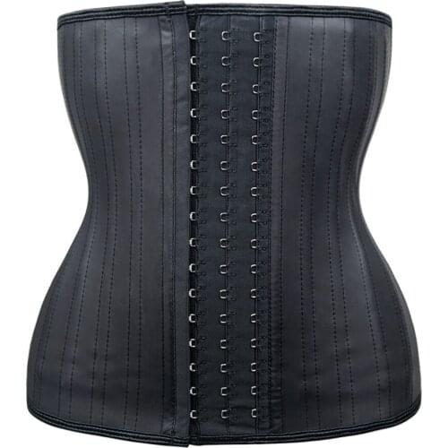 25 Steel Bones Waist Trainer Latex Slim Body Shaper Cincher Corset Slimming Belt Modeling Strap Shaper Underwear Slimming Corset
