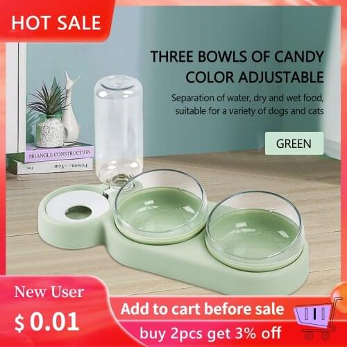 Double Pet Bowls Dog Food Water Feeder Stainless Steel Pet Drinking Dish Feeder Cat Puppy Feeding Supplies Small Dog Accessories