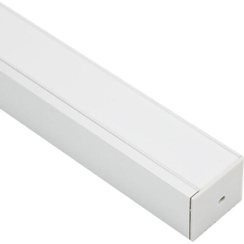 Wall track light U channel 35mm wide 6063 t5 aluminum extruded profile For Flexible Led Strip for Ceiling Lighting Wall Lighting