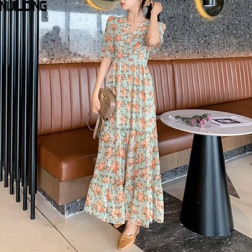 Летние платья на пуговицах NIJIUDING China At AliExpress