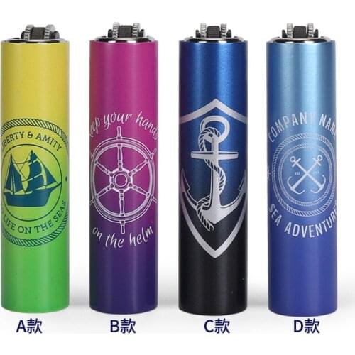 Original CLIPPER From Spain Metal Butane Gas Lighter Free Fire Nylon Explosion-proof Portable Grinding Wheel Inflatable Lighter