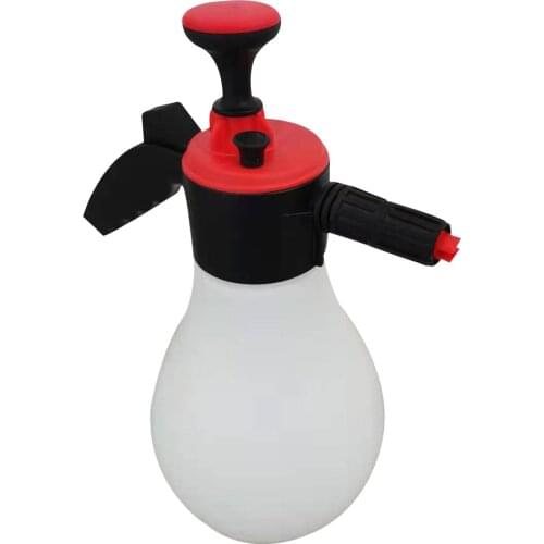 2L Hand-Held Car Wash Foam Sprayer Bottle with Nozzle Durable Portable Manual Pressurized for Window Watering Gardening