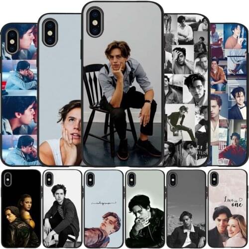 Riverdale cole sprouse black Silicone Phone Case For iPhone 12 XR XS Max 5 5S SE 2020 6 6S 7 8 PLUS X 11Pro Max 11 Cover