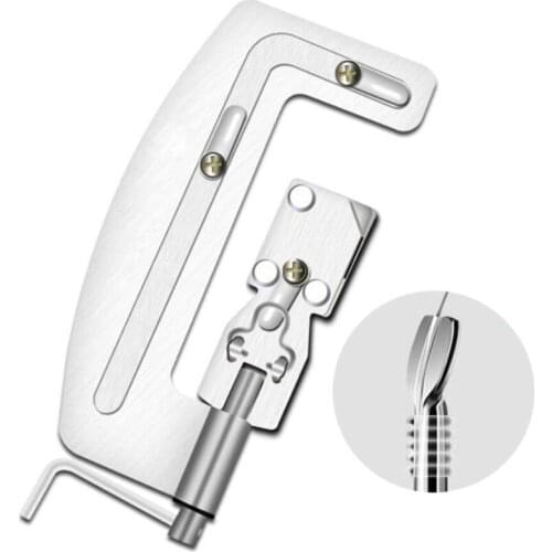 1pc Fishing Carp Flaky Stainless Steel Fishing Hook Tier Knots Tie Loop Tyer Tool Kit Fishing Line Knotter Tying Fishing Gear