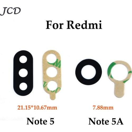 JCD Rear Back Camera Lens Glass Cover For Xiaomi Redmi Note 5 note5 / for Redmi Note 5A With Adhesive Sticker Repair Parts