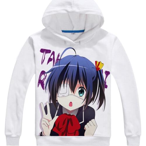 Love, Chunibyo & Other Delusions Hoodie Anime Takanashi Rikka Cosplay O-nack Sweatshirt Cute Sweatshirts Japanese Cartoon Fans