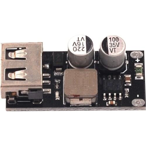 QC3.0 QC2.0 USB DC-DC Buck Converter Charging Step Down Module 6-32V 9V 12V 24V to Fast Quick Charger Circuit Board 3V 5V 12V