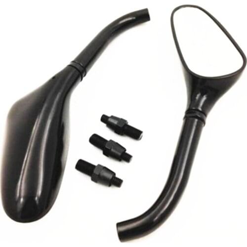 Universal Motorcycle Slim Golf Club Rear View Mirrors For Harley Dyna Honda VTX 1300 Suzuki Boulevard Kawasaki Yamaha