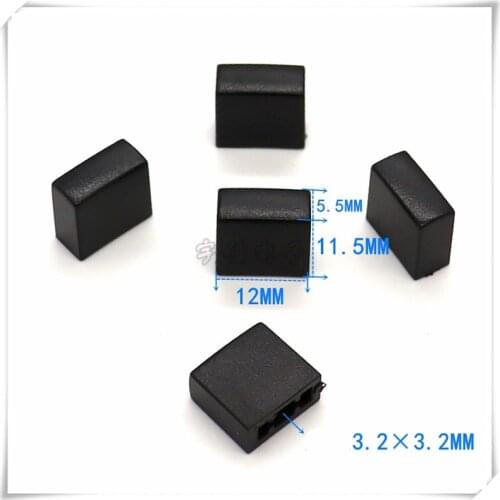 10 Piece 12*5.5*11mm plastic key cap power switch cap square hole 3.2*3.2mm rectangular switch button cap