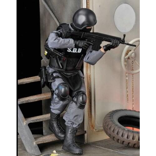 12inches S.D.U Police 1/6 Scale Action Figure 30cm Toy Soldier Model Playset Boys Toys for Children Birthday Gift