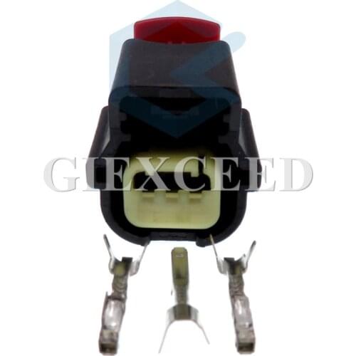 2 Sets 3 Pin Female Crankshaft Sensor Plug Automotive Socket With Terminals For Buick Regal Lacrosse