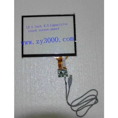 2019 Promotion Hmi New Stock 5 Pcs / Lot 10 Points Usb Industrial Touch Screen Monitor 12.1 Inch 4:3 Capacitive Multi Panel