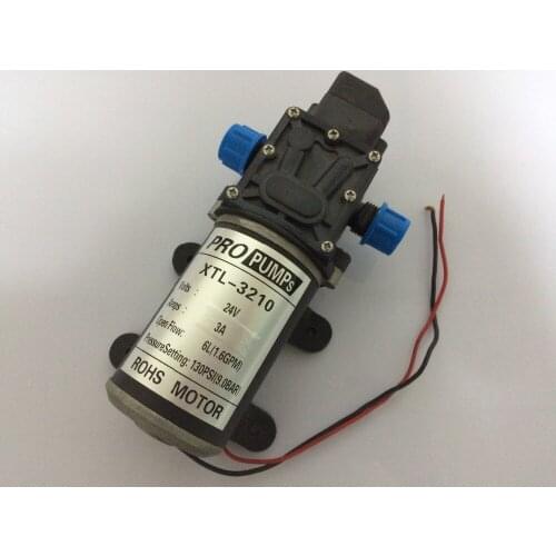 Free shipping Micro electric diaphragm pump Self-Priming 24V 80W 6L/min Head 90m Long life For Car wash Fruit tree sprapying