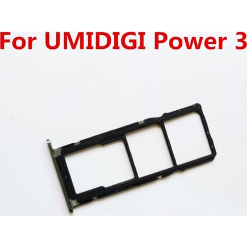 For UMIDIGI Power 3 New Original SIM SD Card Slot Holder Sim Tray Reader For UMIDIGI Power3 Cell Phone