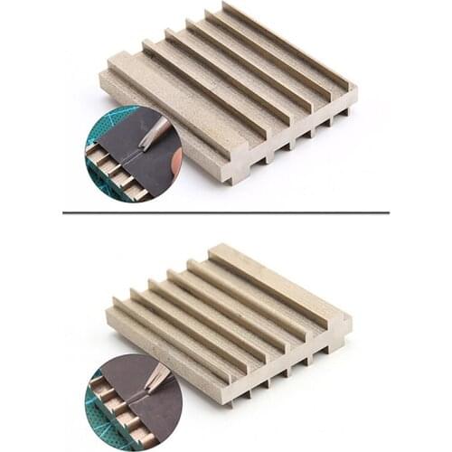 Double Side Repair Tool For Sharpening Knife Sharpeners Wide Shovel Cutting Leather Thinner Edge Skiving Tool Leather Craft