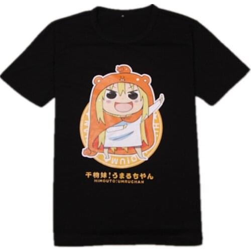 Cute Unicorn Himouto! Umaru-chan t shirt O neck tshirt unisex casual t-shirt men women clothes anime summer top tees