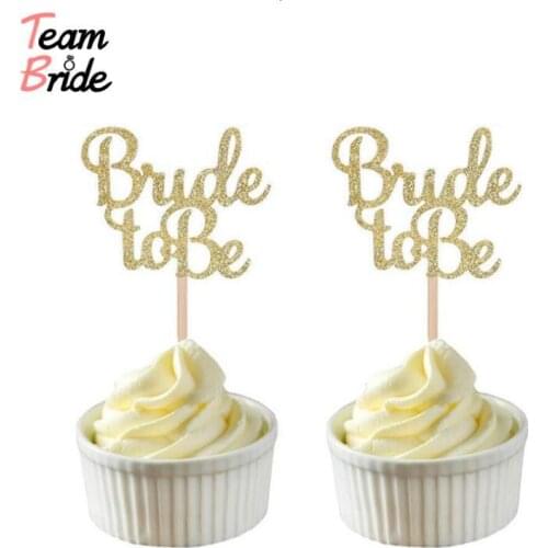 Of Team 10pc Gold ~Silver Glitter Bride To Be Decorated From Wedding Farewell Cocos Cake From The Bridal Shower decoration