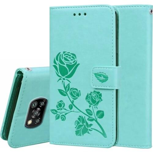 Leather Case For Xiaomi Poco X3 NFC Poko Little X3 Pro Protector Stand PU Flip Back Shell Cover чехол Phone Wallet Magnet Bag